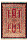 Qom Silk Persian Rug Red 240 x 170 cm