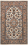 Kashan Persian Rug White 151 x 97 cm