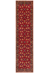 Kashan Persian Rug Red 398 x 97 cm