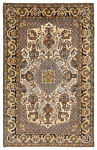 Qom Persian Rug Beige-Cream 240 x 155 cm