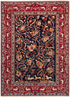 Najafabad Persian Rug Night Blue 309 x 220 cm