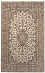 Kashan Persian Rug Beige-Cream 317 x 194 cm