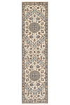 Nain 9La Persian Rug Beige-Cream 317 x 82 cm