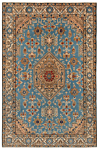 Qom Persian Rug Blue 210 x 149 cm