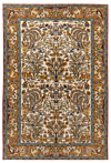 Qom Persian Rug Beige-Cream 201 x 138 cm