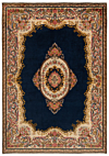 Kerman Persian Rug Night Blue 265 x 183 cm