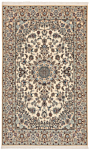 Nain 9La Persian Rug Beige-Cream 209 x 129 cm
