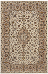 Kashan Persian Rug White 300 x 203 cm