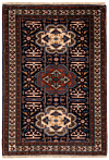 Tabriz Persian Rug Night Blue 99 x 68 cm