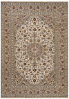 Kashan Persian Rug Beige-Cream 341 x 243 cm