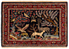 Kashan Persian Rug Night Blue 67 x 102 cm