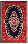 Najafabad Persian Rug Red 121 x 80 cm