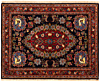 Kashan Persian Rug Night Blue 70 x 97 cm