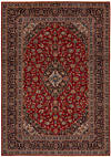 Kashan Ghotb Persian Rug Red 348 x 244 cm
