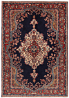 Sarough Persian Rug Night Blue 143 x 105 cm