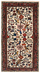 Hamedan Persian Rug Beige-Cream 142 x 79 cm