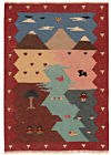 Persian Kilim Multicolor 83 x 57 cm