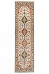Kashan Persian Rug White 301 x 80 cm