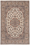 Kashan Persian Rug Beige-Cream 295 x 196 cm