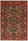 Sarough Persian Rug Green 145 x 100 cm