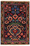 Tabriz Persian Rug Night Blue 82 x 53 cm