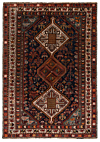 Shiraz Persian Rug Night Blue 216 x 154 cm