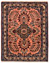 Hamedan Persian Rug Orange 81 x 62 cm
