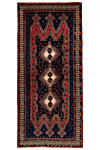 Sirjan Afshar Persian Rug  Black 194 x 90 cm