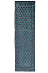 Vintage Relief Rug Blue 229 x 66 cm
