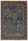 Qom Persian Rug Blue 203 x 137 cm