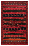 Persian Kilim Relief Red 244 x 153 cm