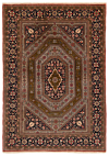 Qom Persian Rug Gray 155 x 108 cm