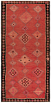 Kilim afghan Orange 403 x 198 cm