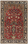 Qom Persian Rug Red 161 x 107 cm