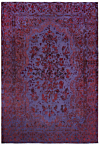 Vintage Relief Rug Purple 361 x 254 cm