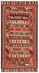 Persian Kilim Orange 269 x 140 cm