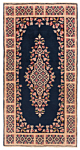 Kerman Persian Rug Night Blue 116 x 59 cm