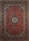 Kashan Persian Rug Red 390 x 283 cm
