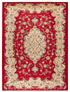 Kashan Persian Rug Red 430 x 320 cm