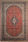 Kashan Persian Rug Red 370 x 246 cm