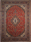 Kashan Persian Rug Red 410 x 301 cm