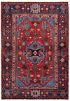 Nahavand Persian Rug Red 152 x 112 cm