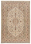 Kashan Persian Rug Beige-Cream 288 x 203 cm