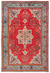 Qom Persian Rug Red 306 x 200 cm