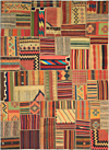 Kilim Patchwork Multicolor 328 x 215 cm