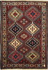 Yalameh Persian Rug Red 126 x 87 cm