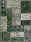 Patchwork Rug Green 123 x 90 cm