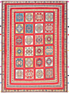 Nimbaft Persian Rug Red 160 x 120 cm