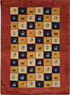 Gabbeh Persian Rug Multicolor 125 x 89 cm