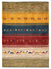 Gabbeh Persian Rug Multicolor 123 x 89 cm